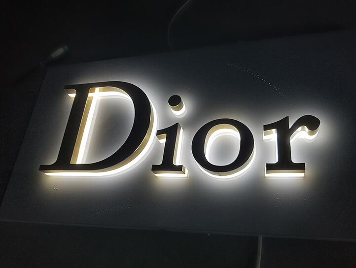 精工不銹鋼背光字,led背光字,精工不銹鋼字制作廠家